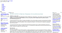 Desktop Screenshot of howtothinklikeaprogrammer.com